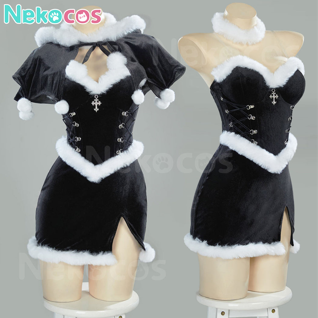 【Nekocos】Christmas Gothic Witch Cosplay Costume | Custom-Tailor