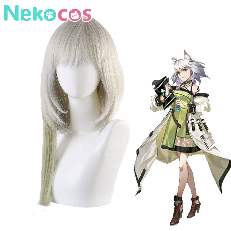 【Auf Lager】Spiel Arknights Cosplay Kal'tsit Cosplay Perücke
