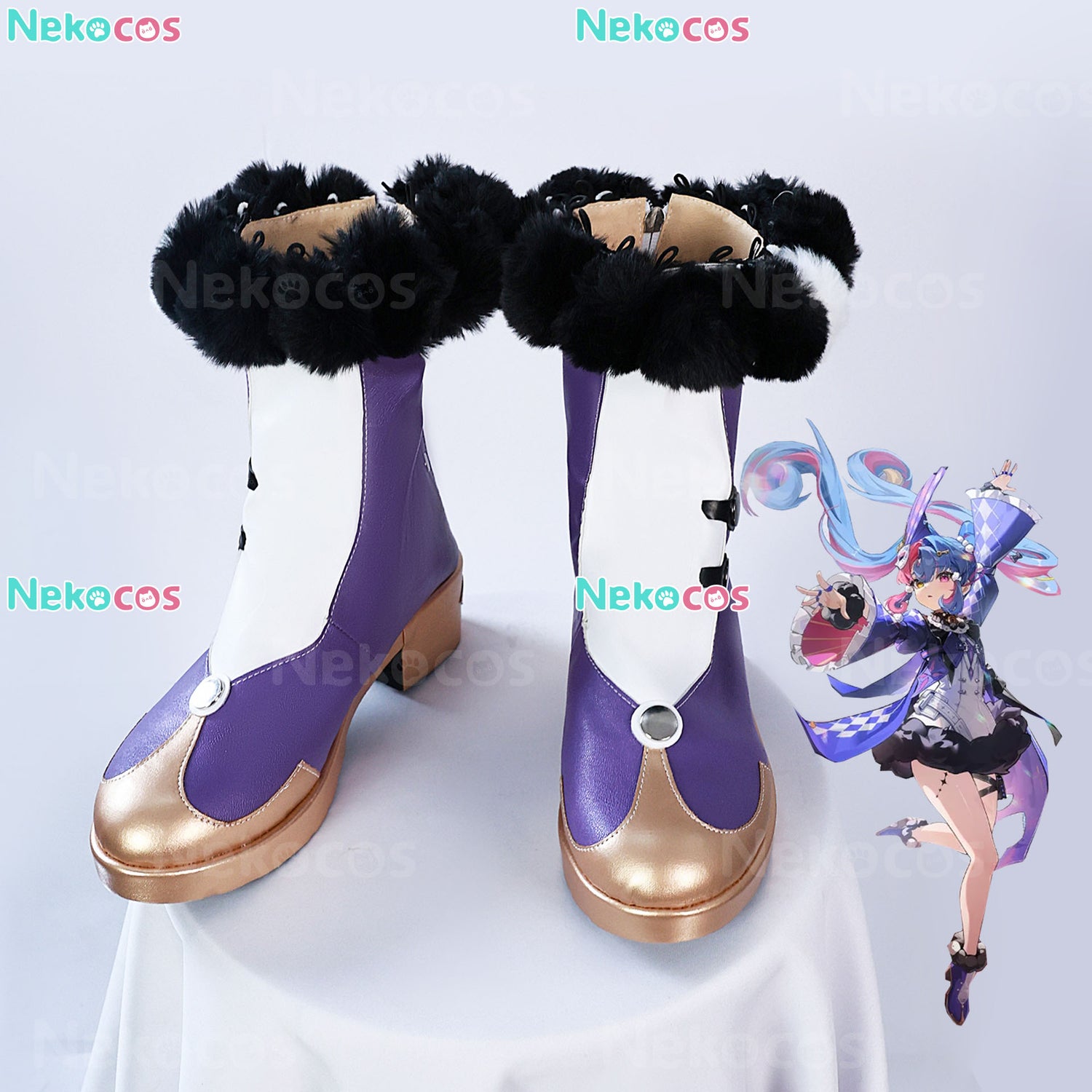 Game Wuthering Waves Cosplay Roccia Cosplay Shoes