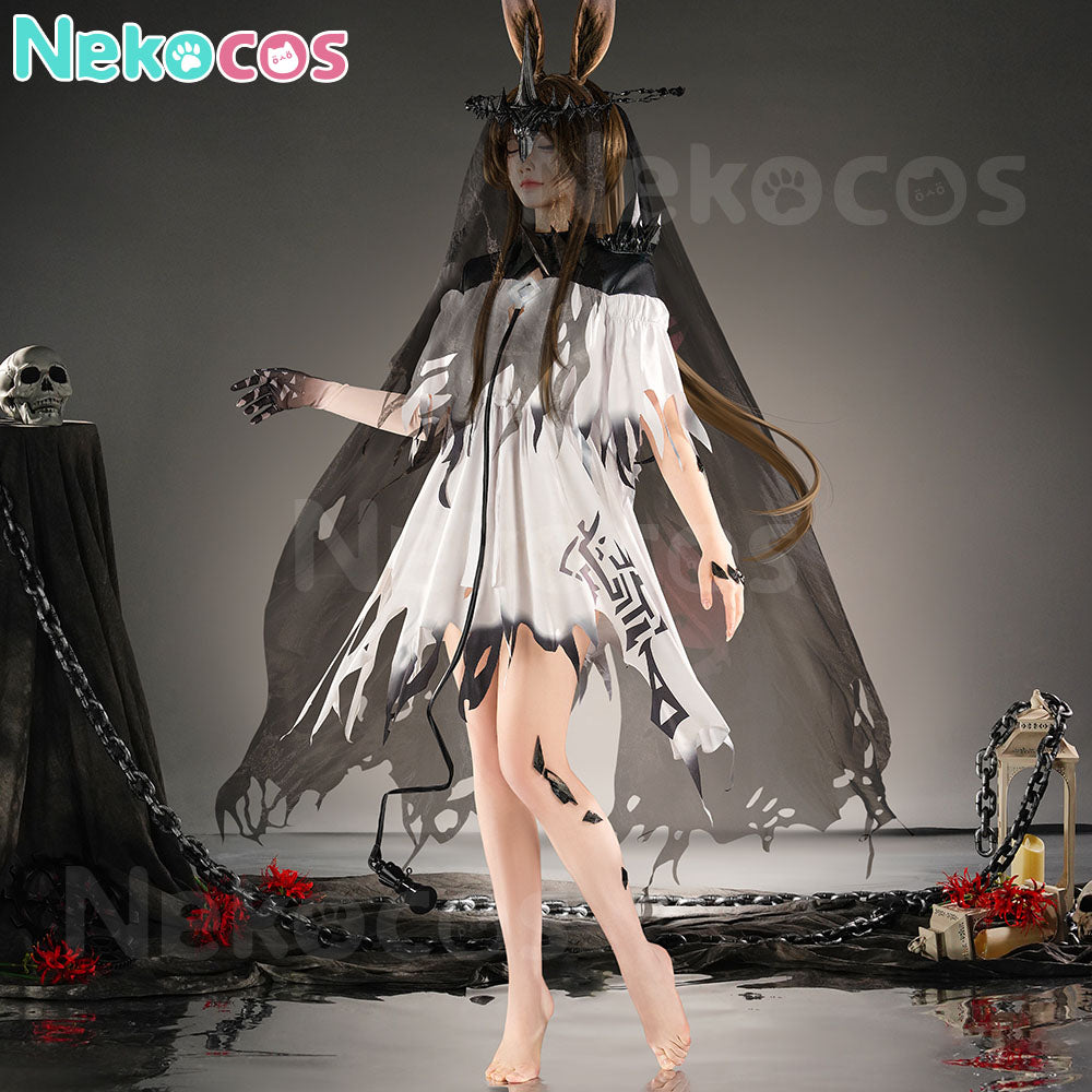 【Nekocos】Game Arknights Cosplay Amiya Cosplay Costume Premium Edition | In Stock