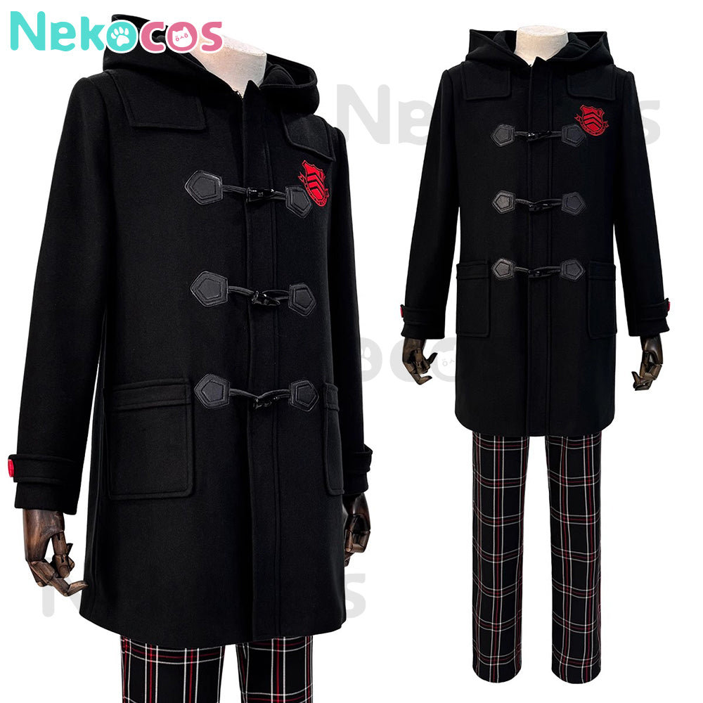 【Nekocos】Game Persona 5 Cosplay Ren Amamiya Winter Coat Cosplay Costume | In Stock