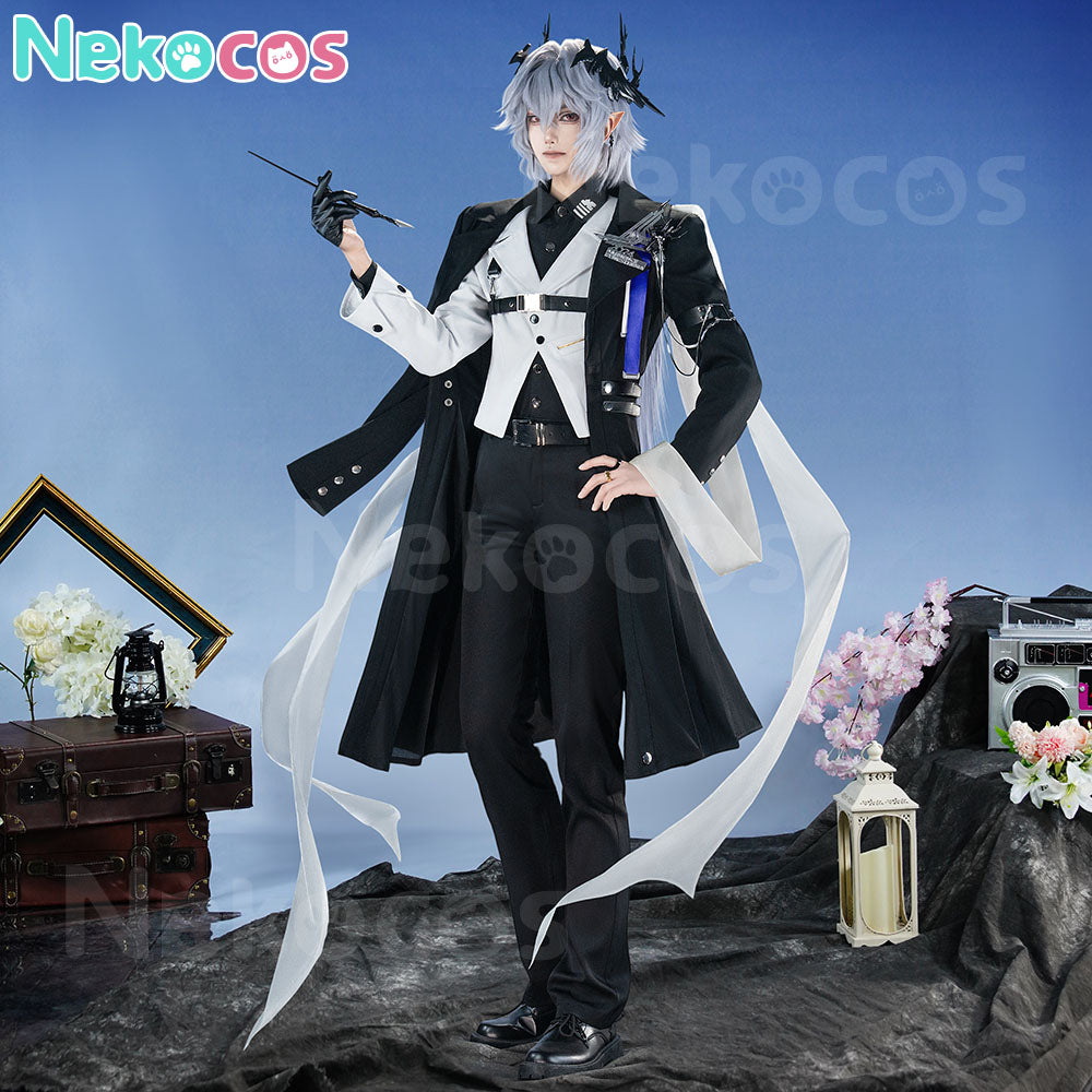 【Nekocos】Game Arknights Cosplay Ambience Synesthesia Logos Cosplay Costume Premium Edition | In Stock