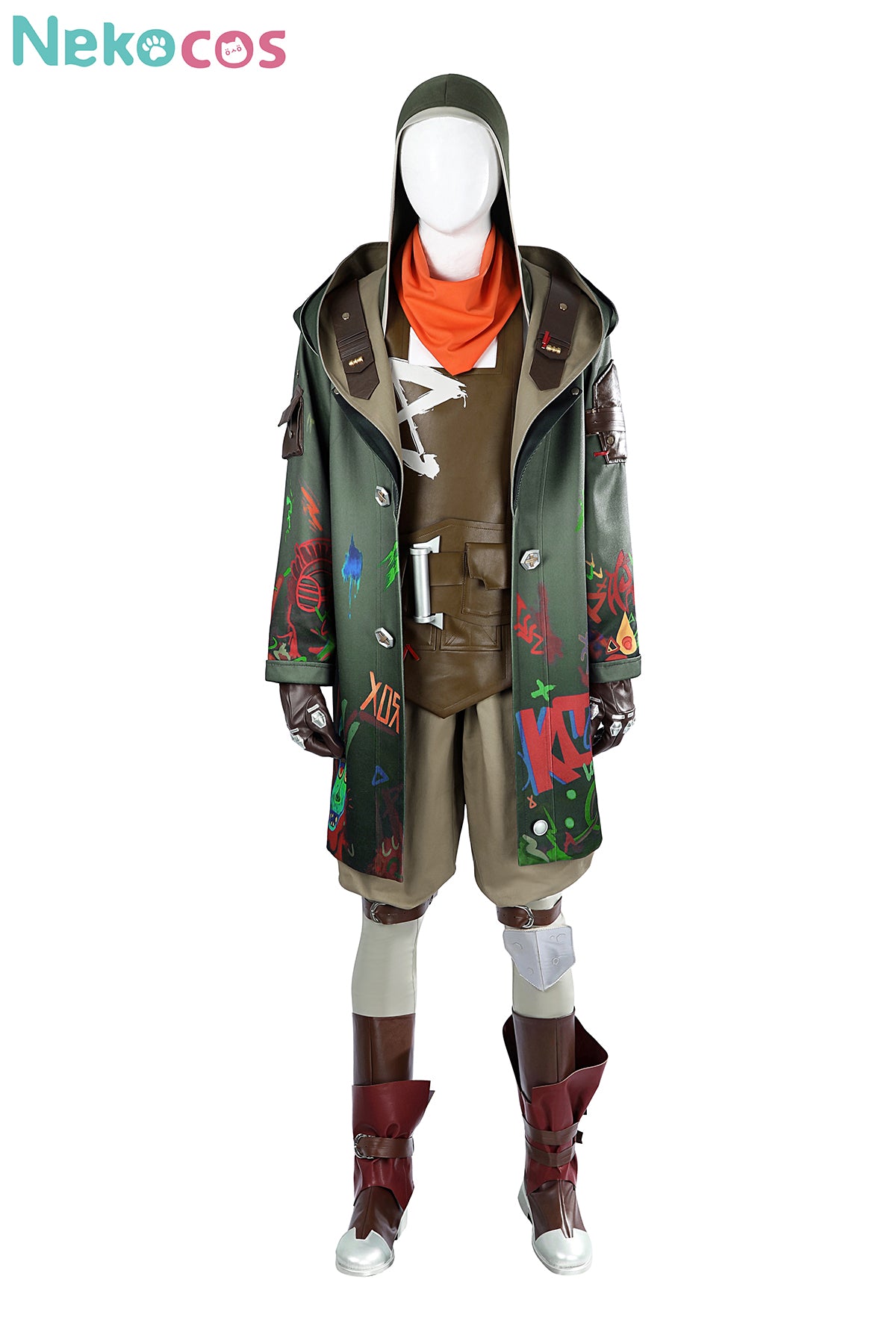 【Nekocos】Game Cosplay Costume Halloween Cape Standard Collar Custom Christmas Cosplay Costume | Custom-Tailor