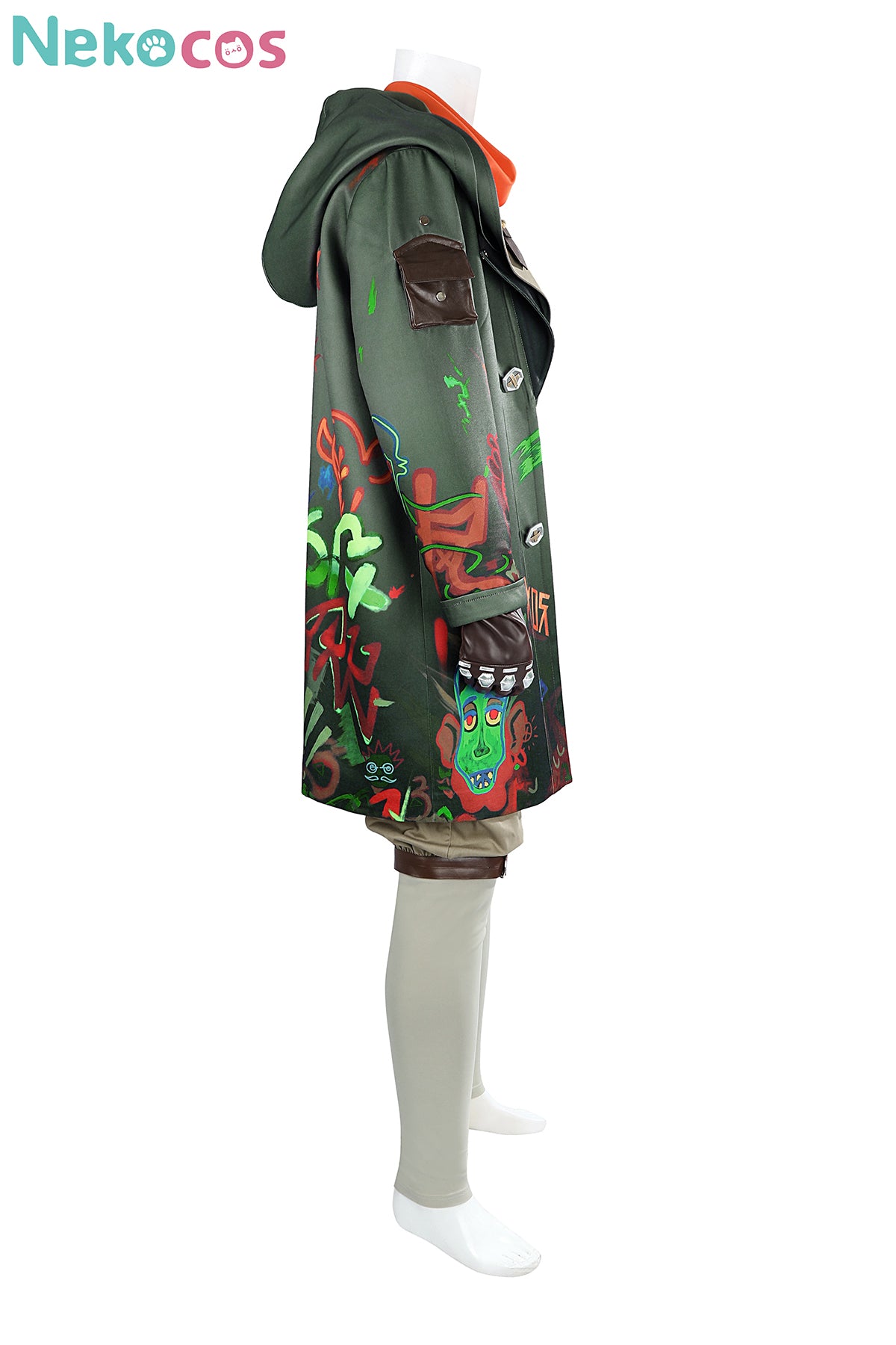 【Nekocos】Game Cosplay Costume Halloween Cape Standard Collar Custom Christmas Cosplay Costume | Custom-Tailor