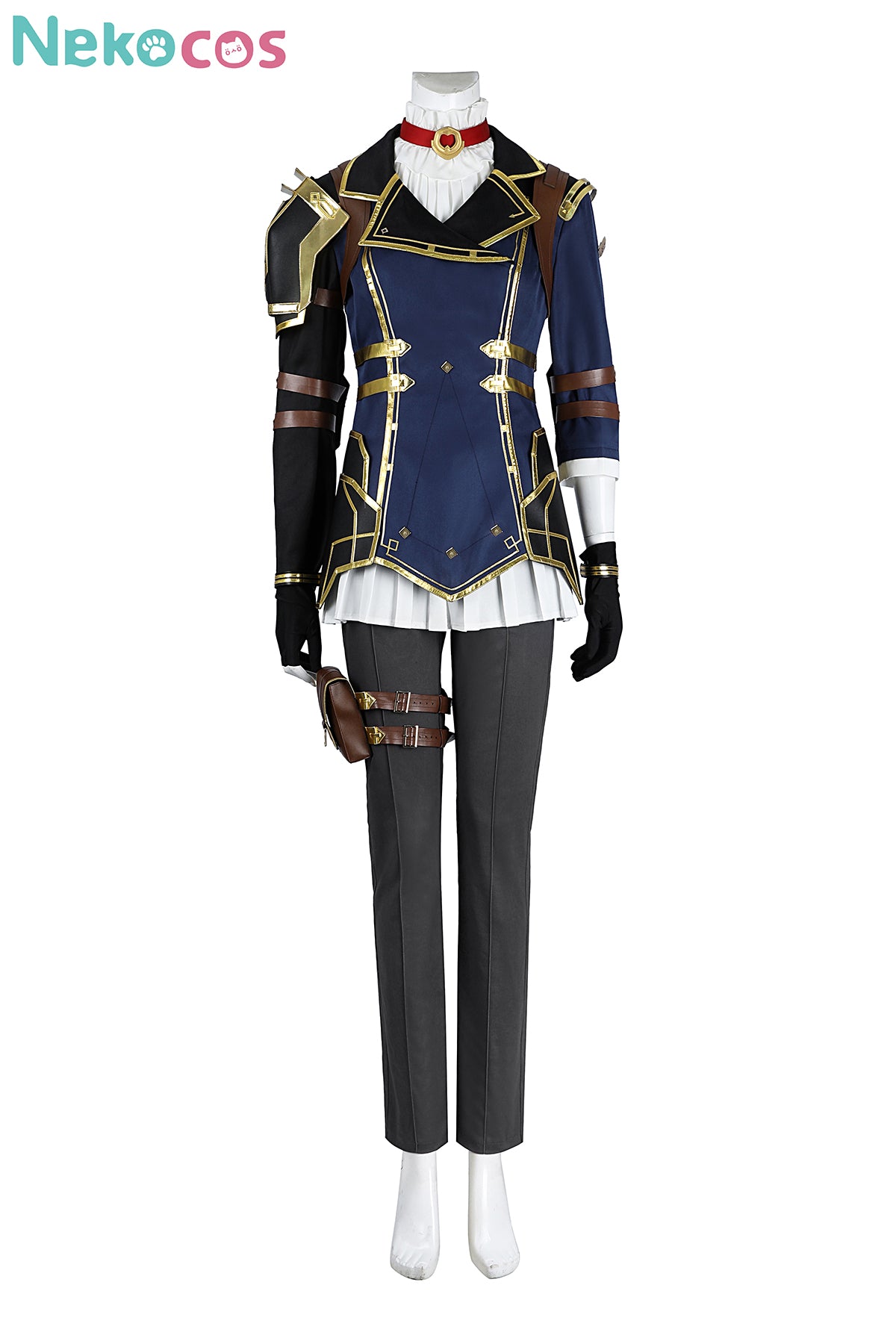 【Nekocos】Game Cosplay Costume Halloween Cape Standard Collar Custom Christmas Cosplay Costume | Custom-Tailor