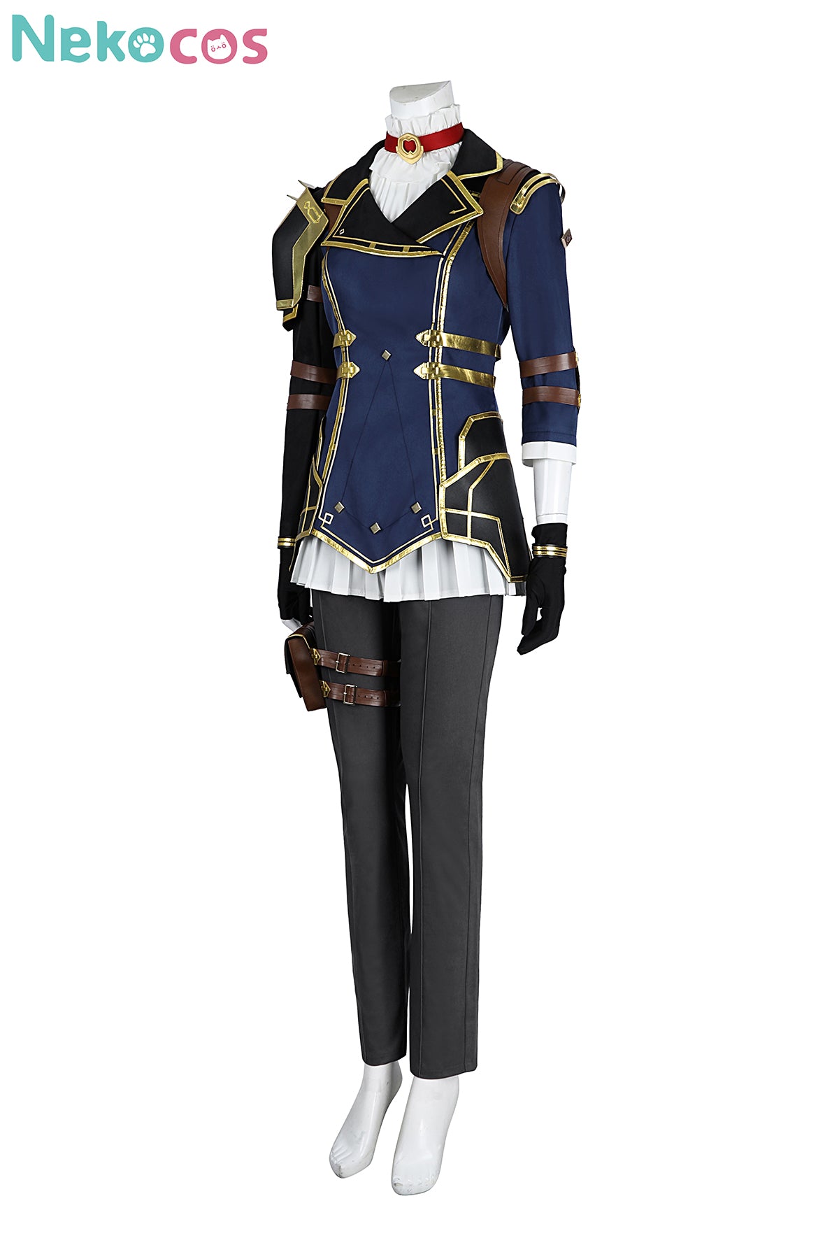 【Nekocos】Game Cosplay Costume Halloween Cape Standard Collar Custom Christmas Cosplay Costume | Custom-Tailor