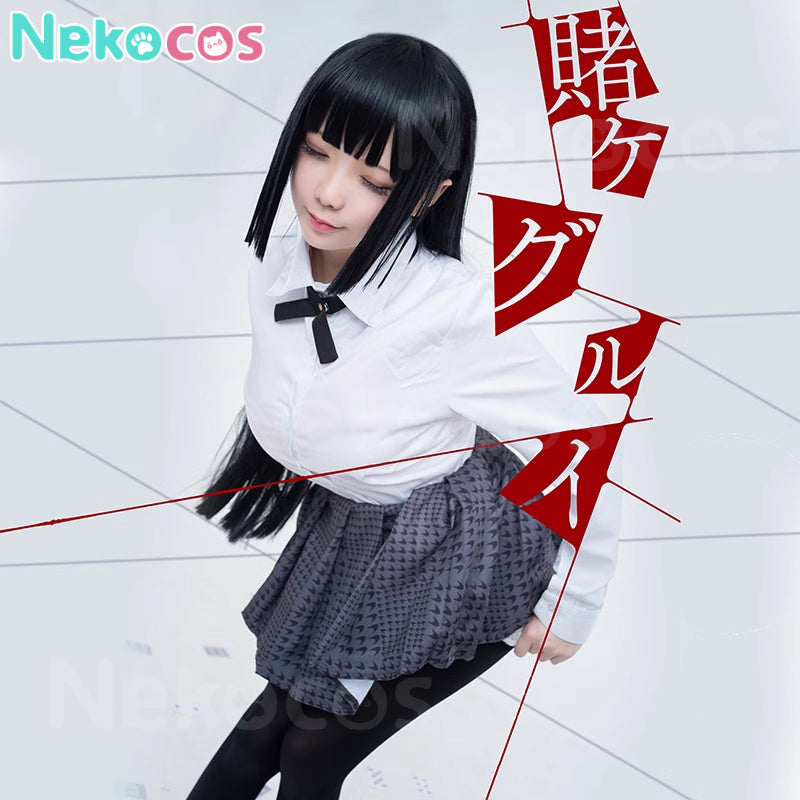 【Nekocos】Anime Kakegurui Cosplay Costume Yumeko Jabami School Uniform Women Costume | In Stock