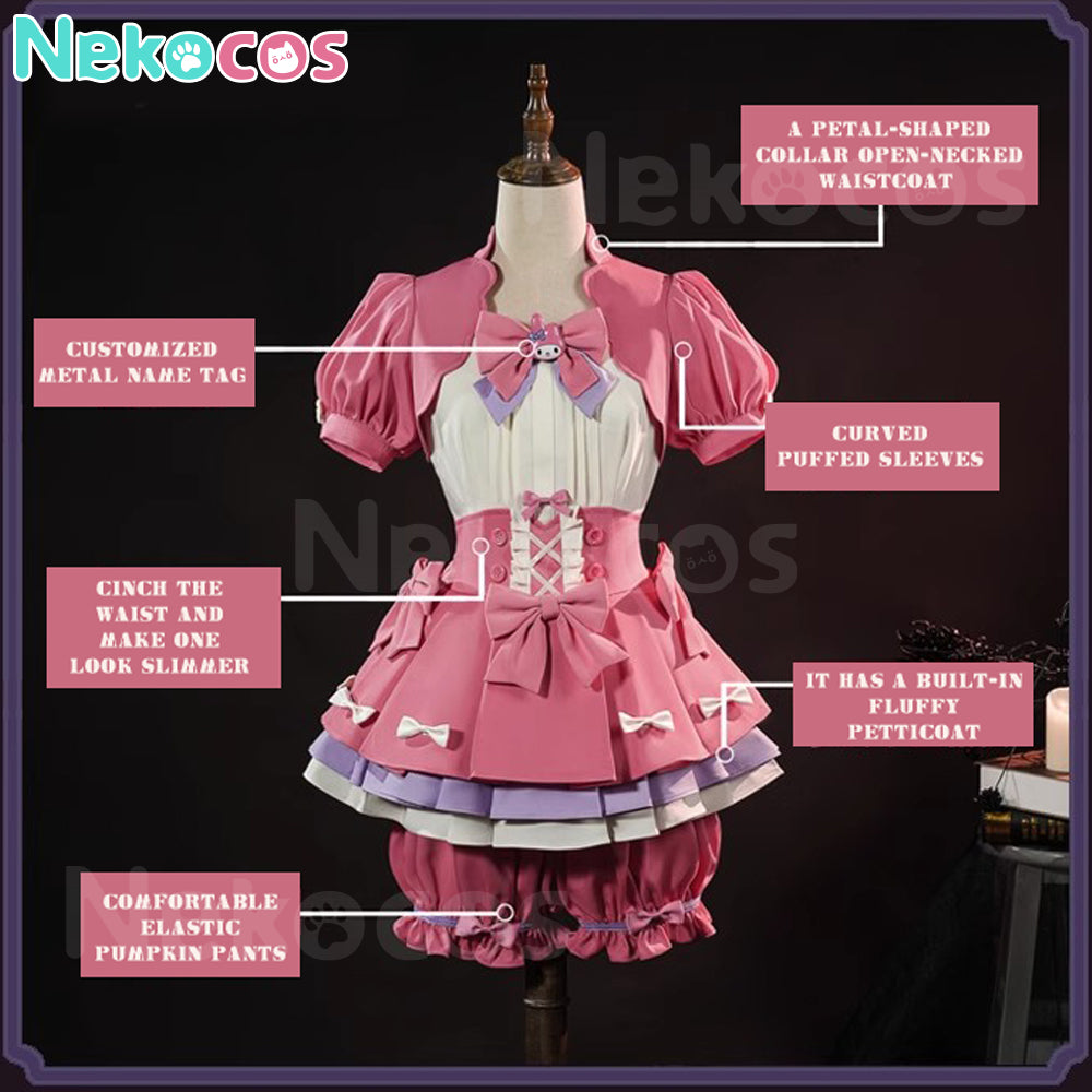 【Nekocos】Game Identity Ⅴ Cosplay Cheerleader Lily Barriere x Sanrio Characters Crossover II Cosplay Costume Plus Size | Custom-Tailor