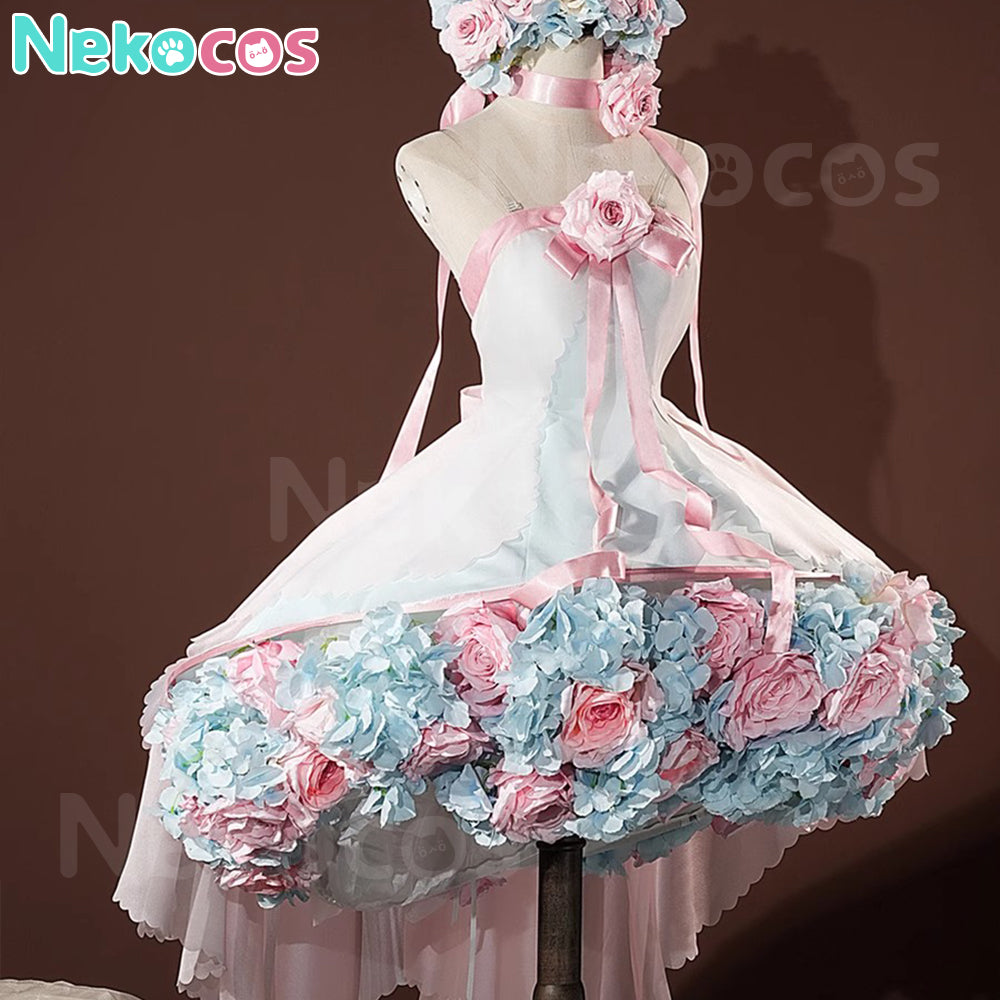 【Nekocos】Anime Cardcaptor Sakura: Clear Card Cosplay Sakura Pink Flower Dress Cosplay Costume Premium Edition | Pre-Sale