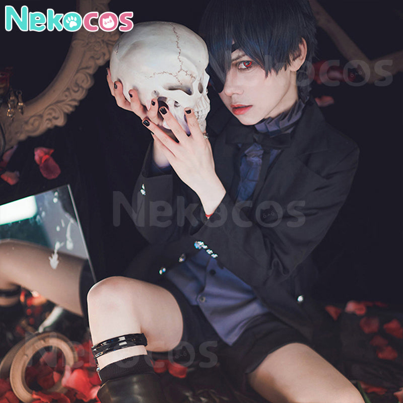 【Nekocos】Anime Black Butler Cosplay Lady Ciel Phantomhive Devil costume | In Stock