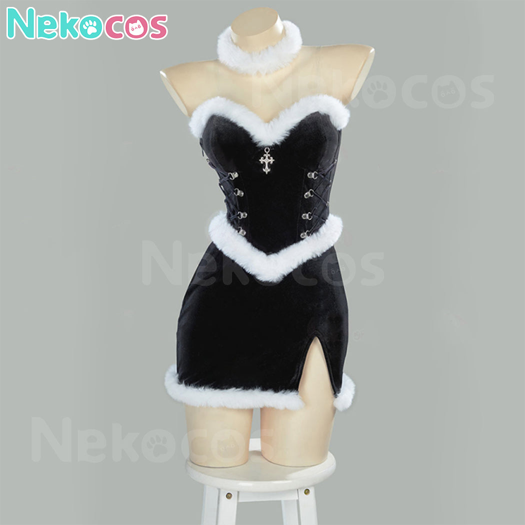 【Nekocos】Christmas Gothic Witch Cosplay Costume | Custom-Tailor
