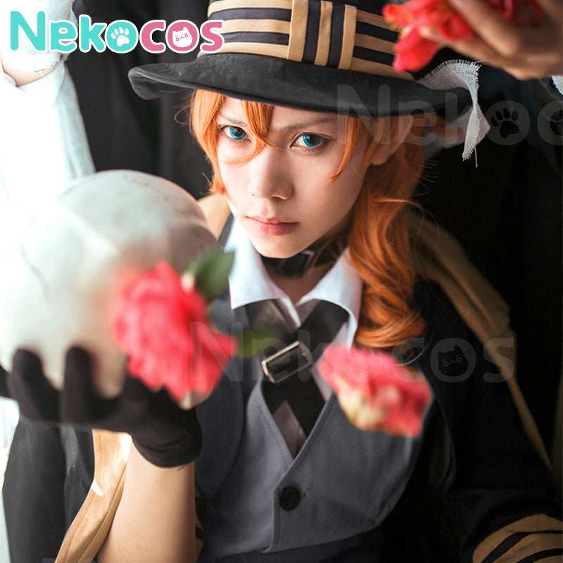 【Nekocos】Anime Bungo Stray Dogs Cosplay Yinweilai Cosplay Male Costume | In Stock