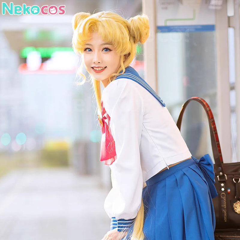 【Nekocos】Anime Sailor Moon Cosplay Sailor Moon Usagi Tsukino Uniform Cosplay Costume | In Stock