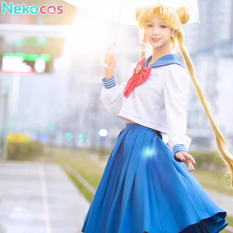 【Nekocos】Anime Sailor Moon Cosplay Sailor Moon Usagi Tsukino Uniform Cosplay Costume | In Stock