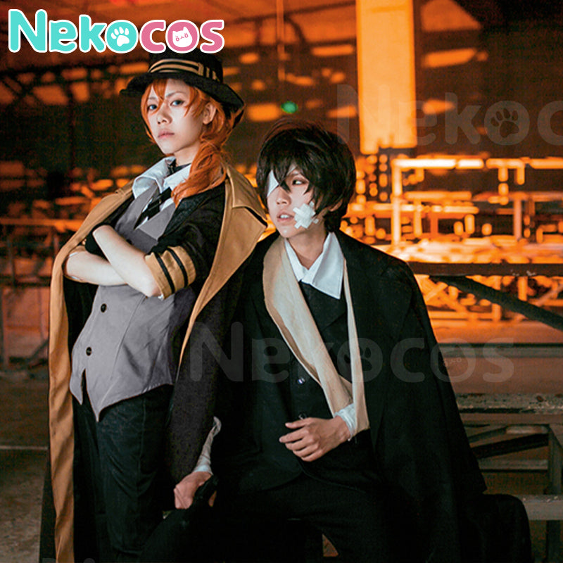 【Nekocos】Anime Bungo Stray Dogs Cosplay Yinweilai Cosplay Male Costume | In Stock