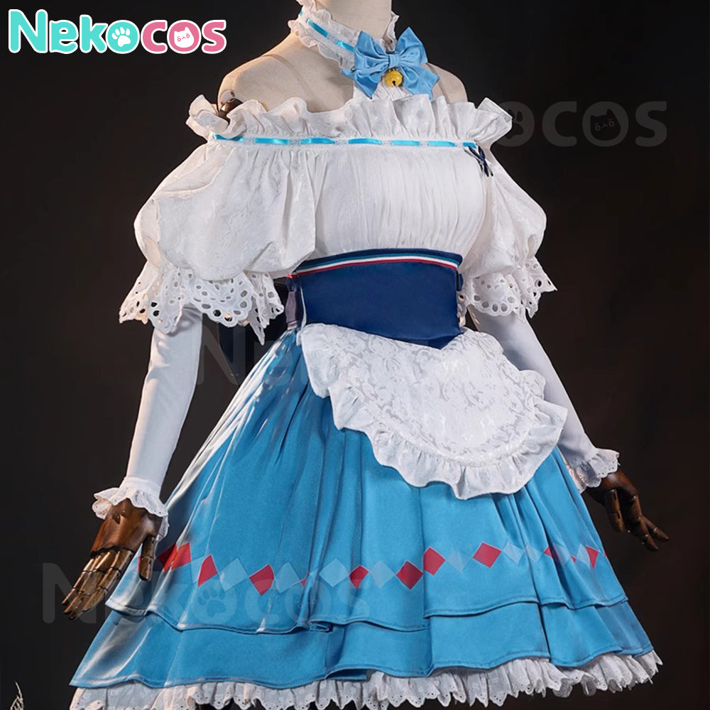 【Nekocos】Game Arknights Cosplay Eyjafjalla the Hvít Aska Cosplay Costume | Custom-Tailor