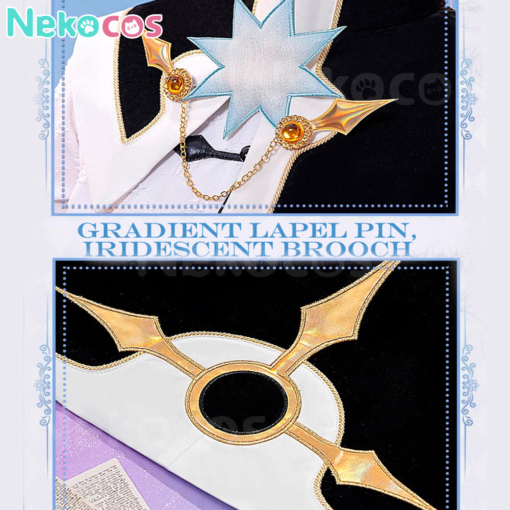 【Nekocos】Anime Cardcaptor Sakura Cosplay Kinomoto Sakura Black / White Dress Cosplay Costume | In Stock