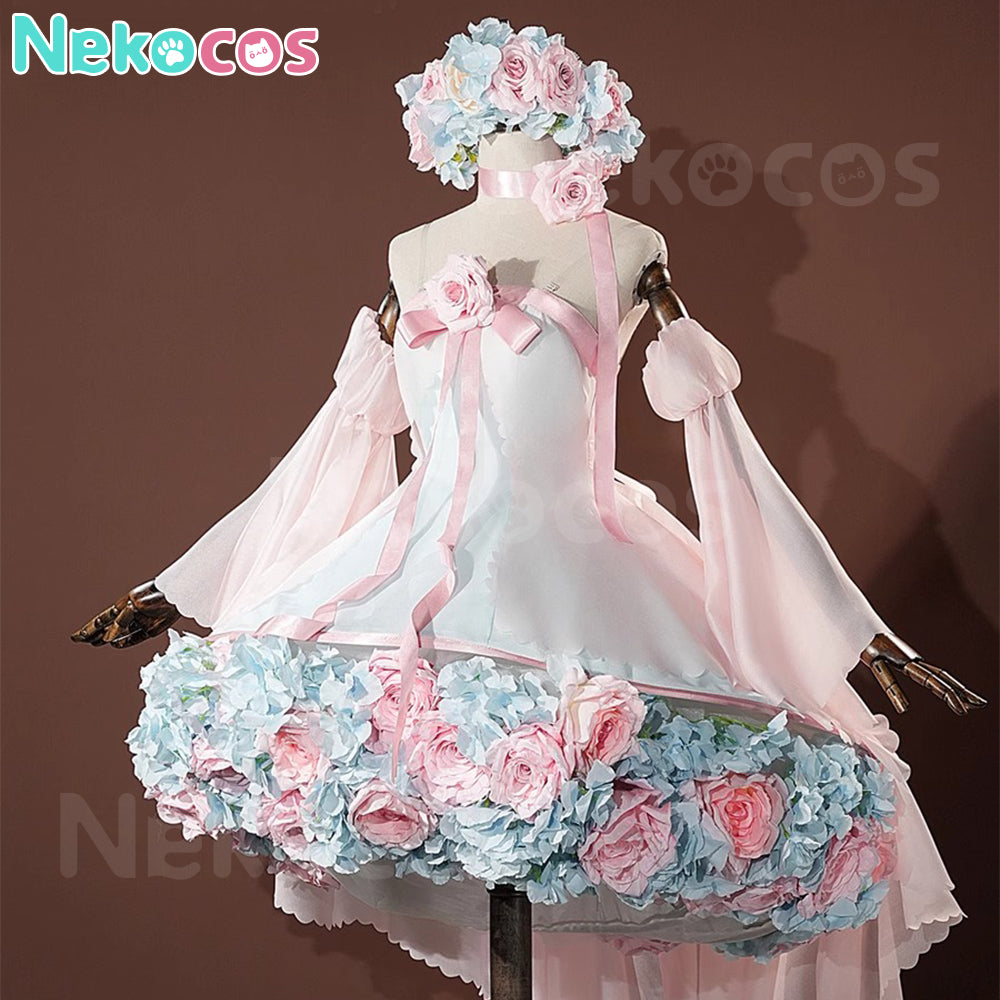 【Nekocos】Anime Cardcaptor Sakura: Clear Card Cosplay Sakura Pink Flower Dress Cosplay Costume Premium Edition | Pre-Sale