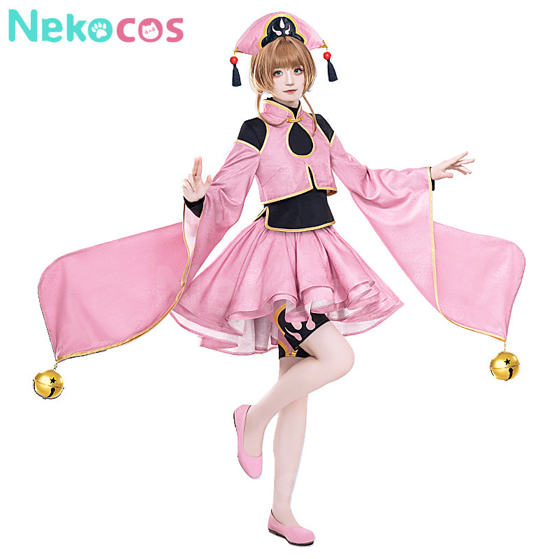 【Nekocos】Anime Cardcaptor Sakura Cosplay Kinomoto Sakura Taoist Cosplay Costume | In Stock