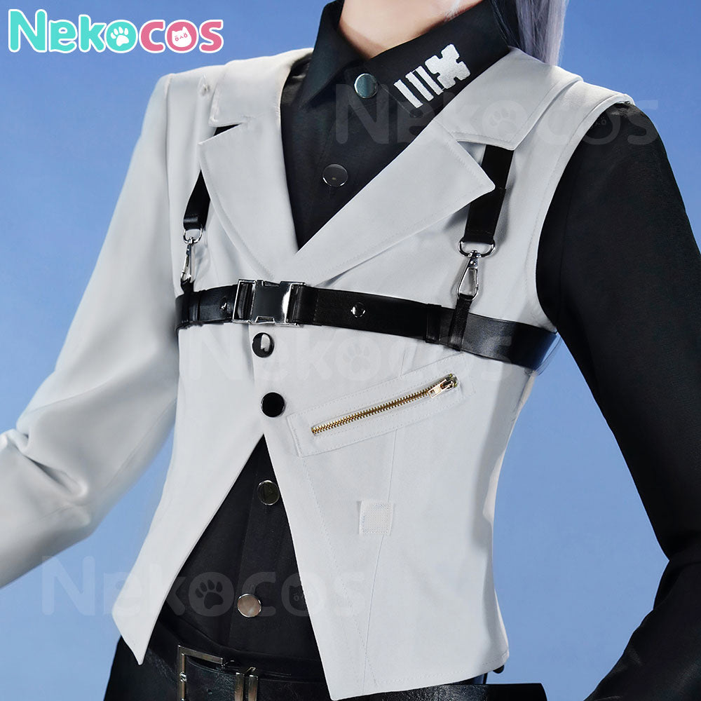 【Nekocos】Game Arknights Cosplay Ambience Synesthesia Logos Cosplay Costume Premium Edition | In Stock