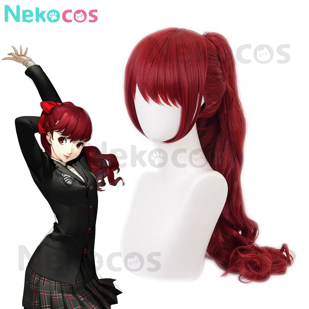 【Nekocos】Game Persona 5 Cosplay Kasumi Yoshizawa Monster Thief Suit Cosplay Wig | In Stock