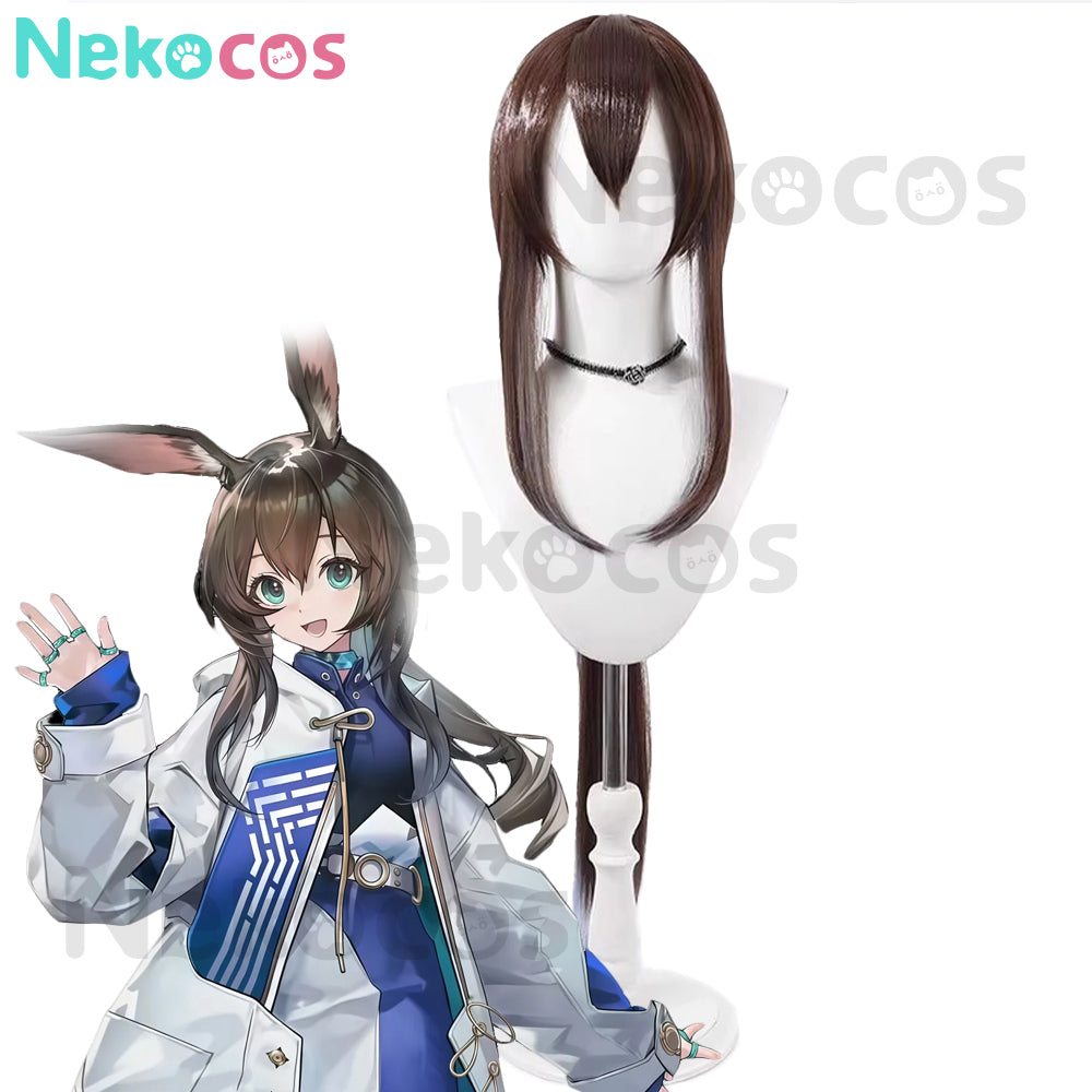【Nekocos】Game Arknights Cosplay Amiya Cosplay Wig | In Stock
