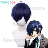 【Nekocos】Game Persona 3 Cosplay Makoto Yuki Battle Suit Cosplay Wig | In Stock