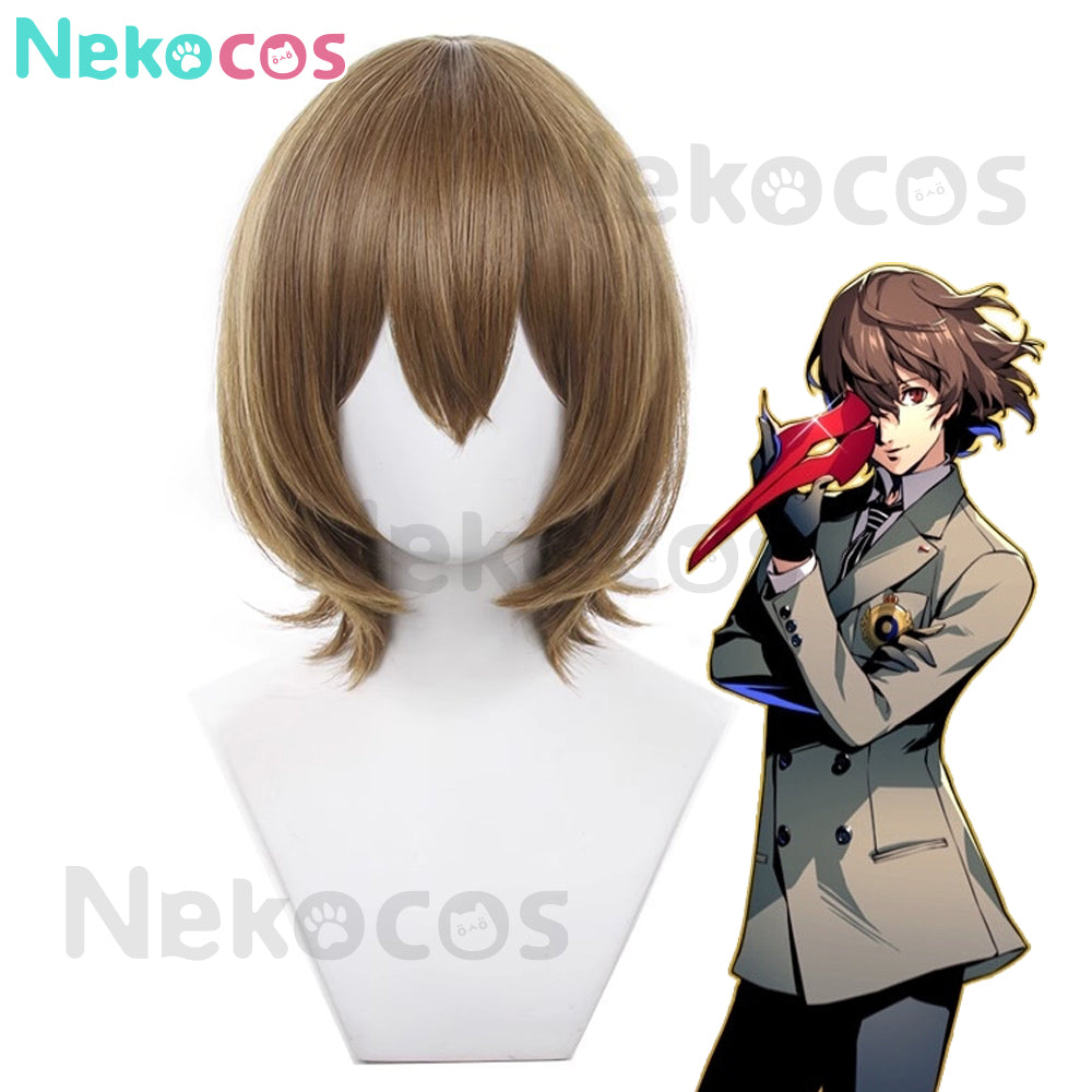 【Nekocos】Game Persona 5 Cosplay Goro Akechi Cosplay Wig | In Stock