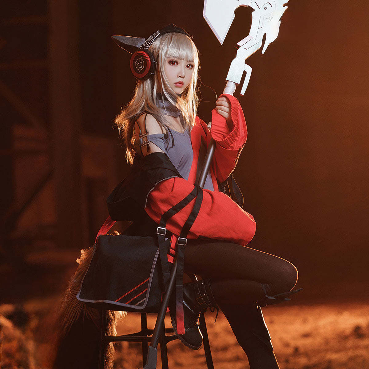 【Nekocos】Game Arknights Cosplay Frostleaf Cosplay Costume