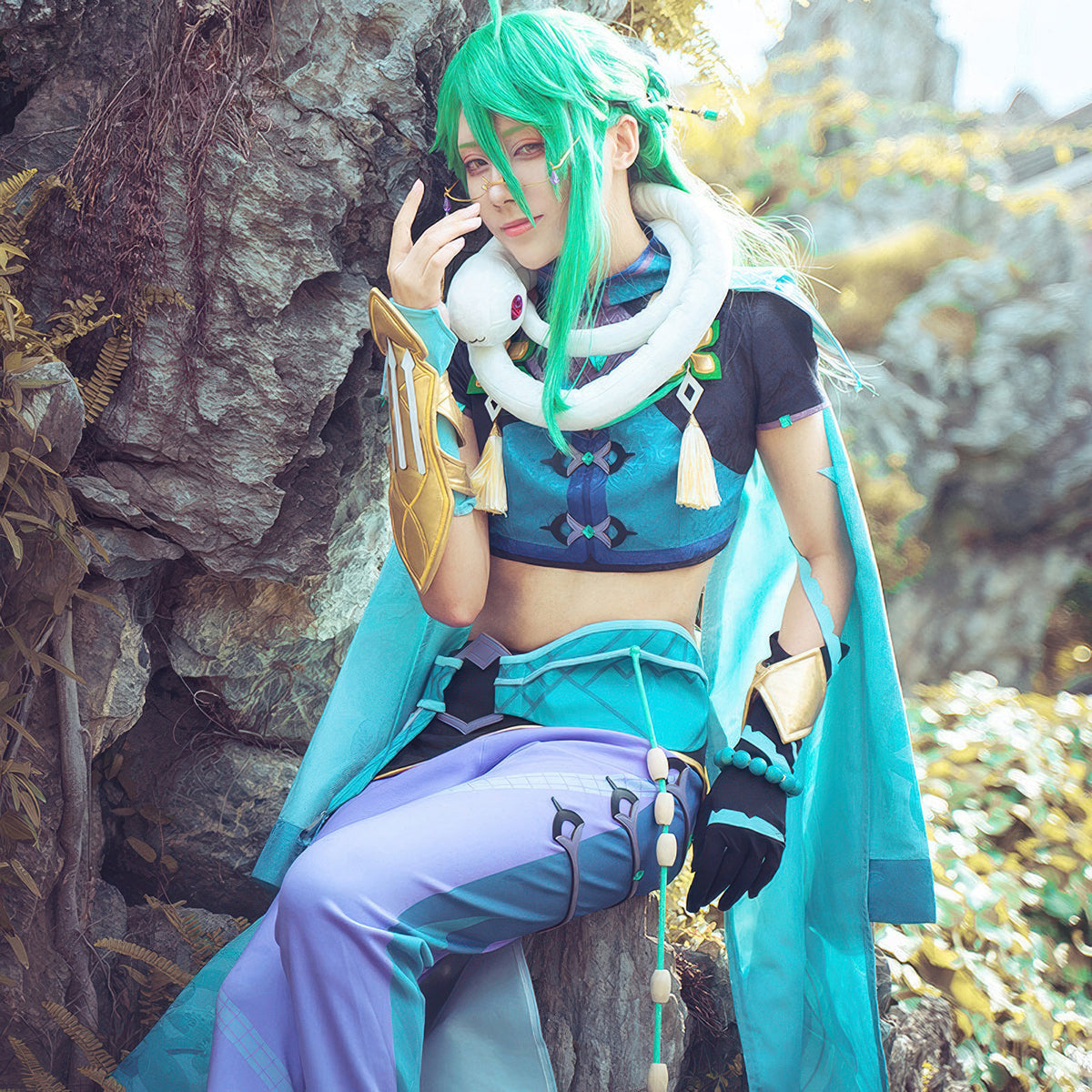 【Nekocos】Game Genshin Impact Cosplay Baizhu Cosplay Costume