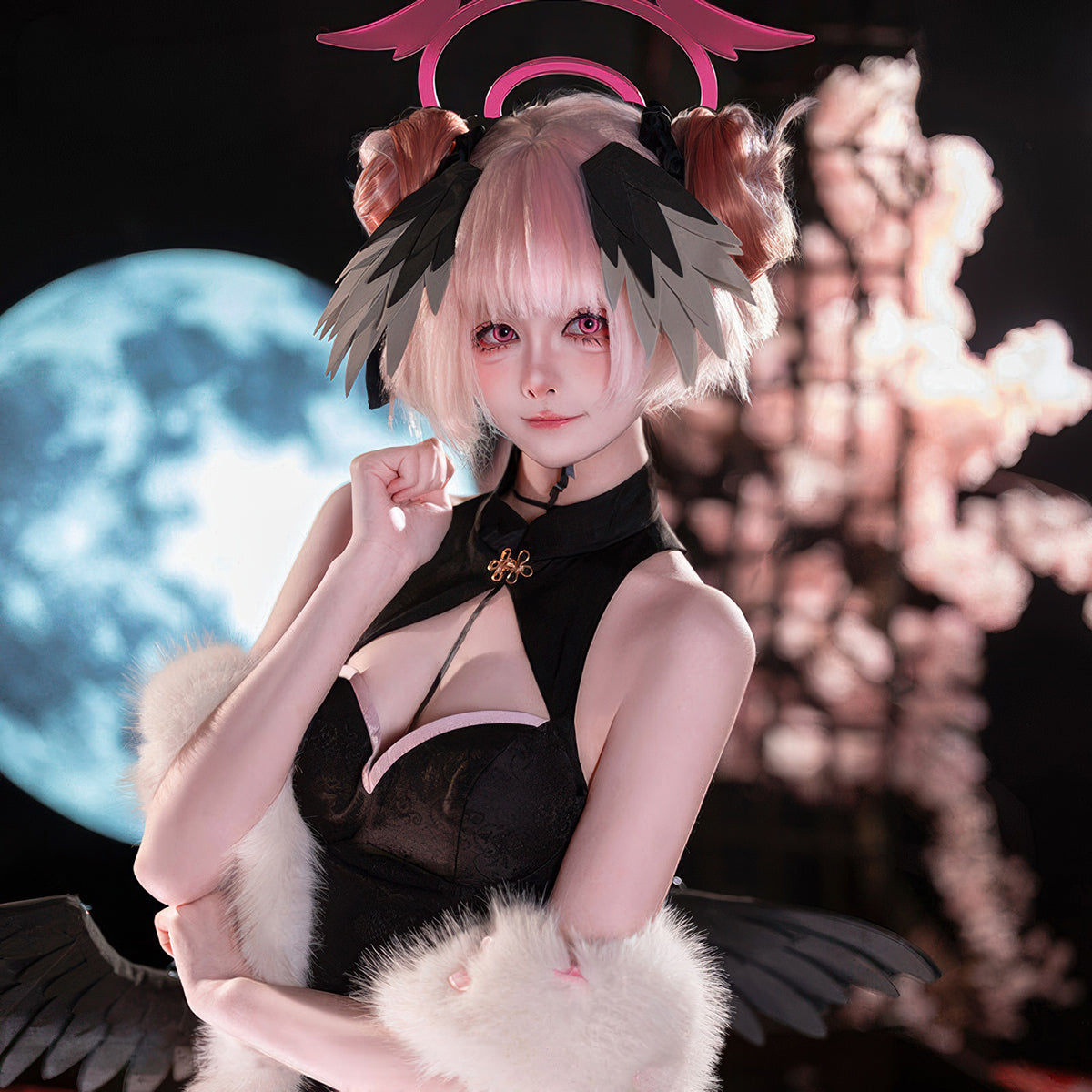 Shimoe Koharu Qipao Cosplay Costume