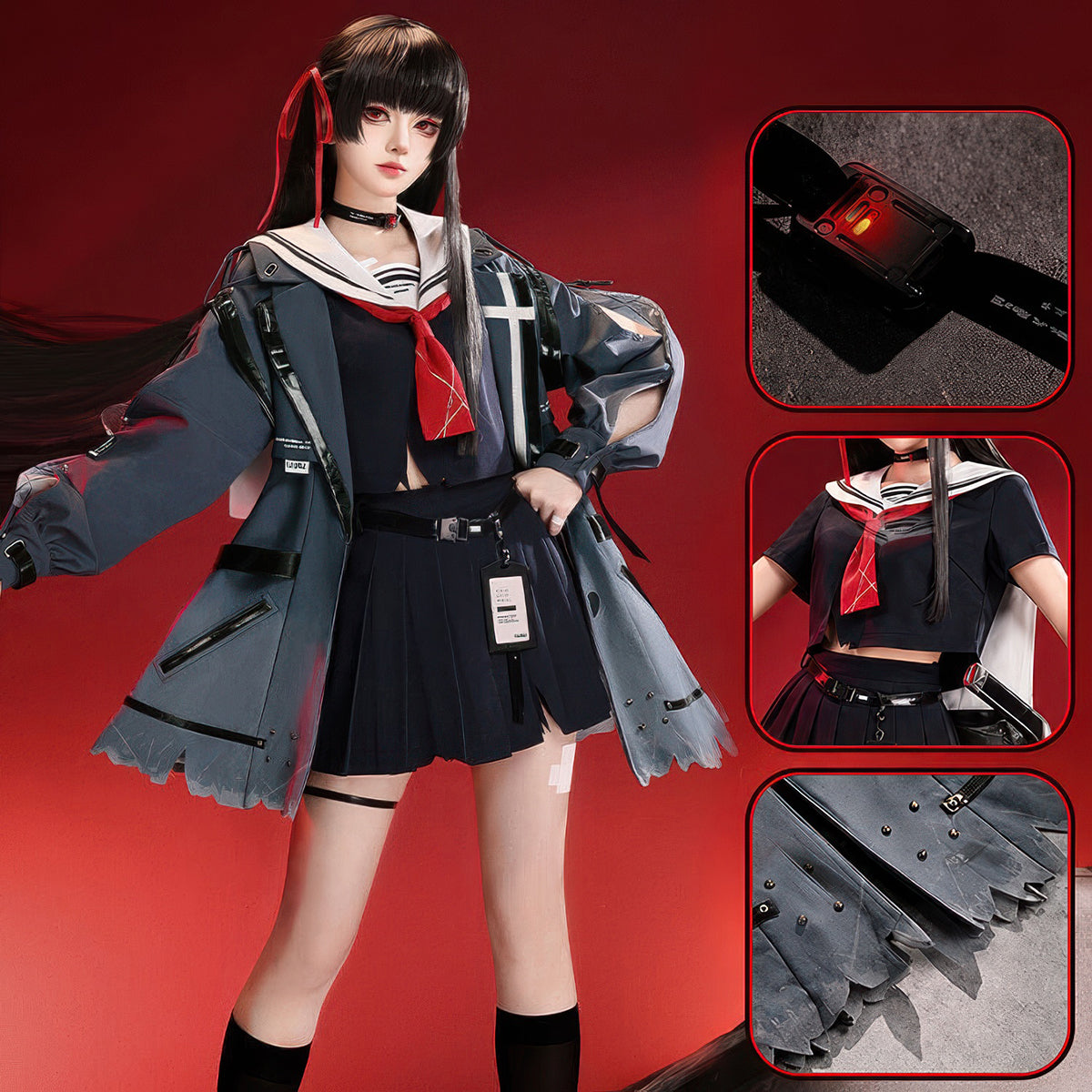 Chisa Cosplay Costume Wuthering Waves – Premium EditionCostume,Game,Wuthering Waves