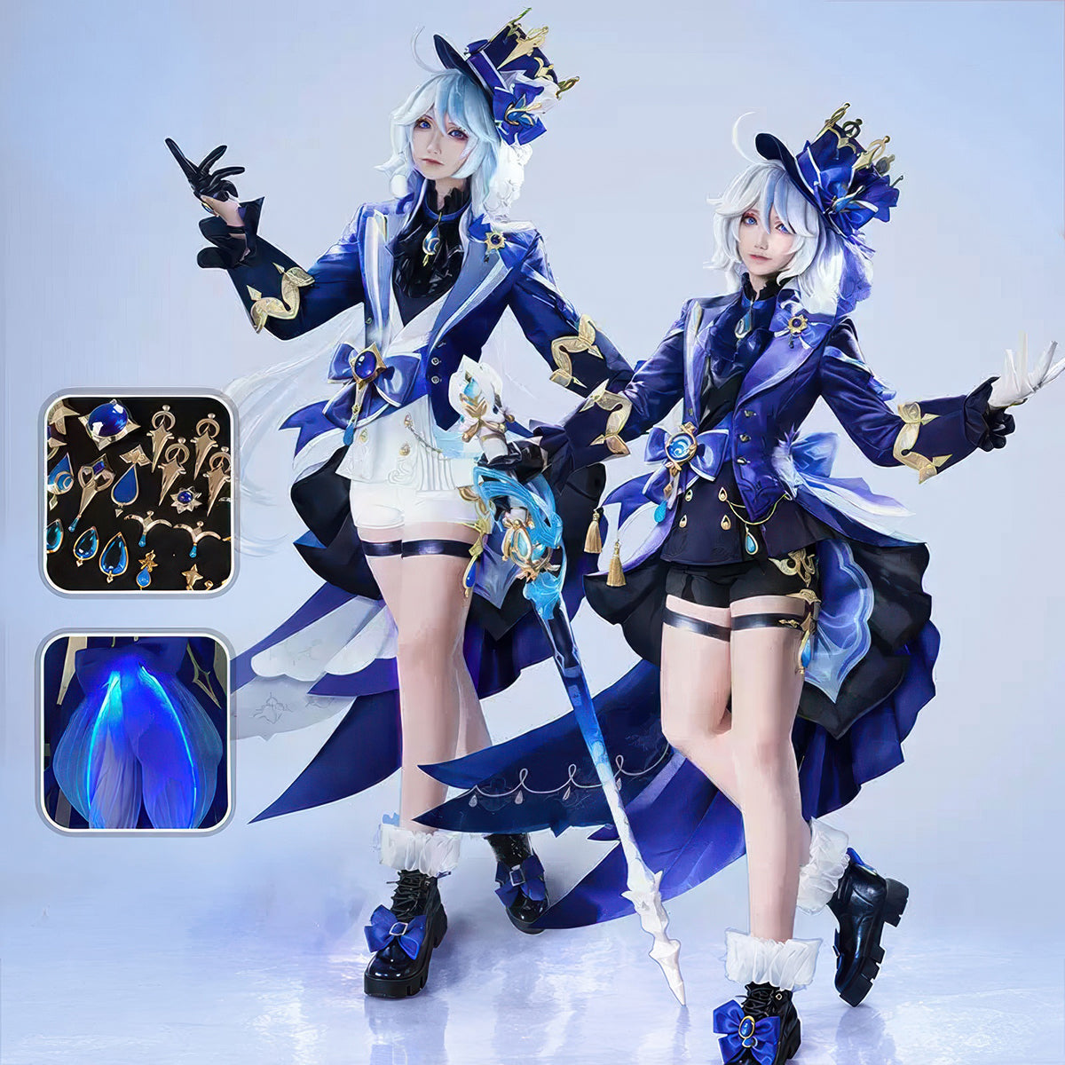 Genshin Impact Furina Cosplay Costume - Custom TailoredCostume,Game,Genshin Impact