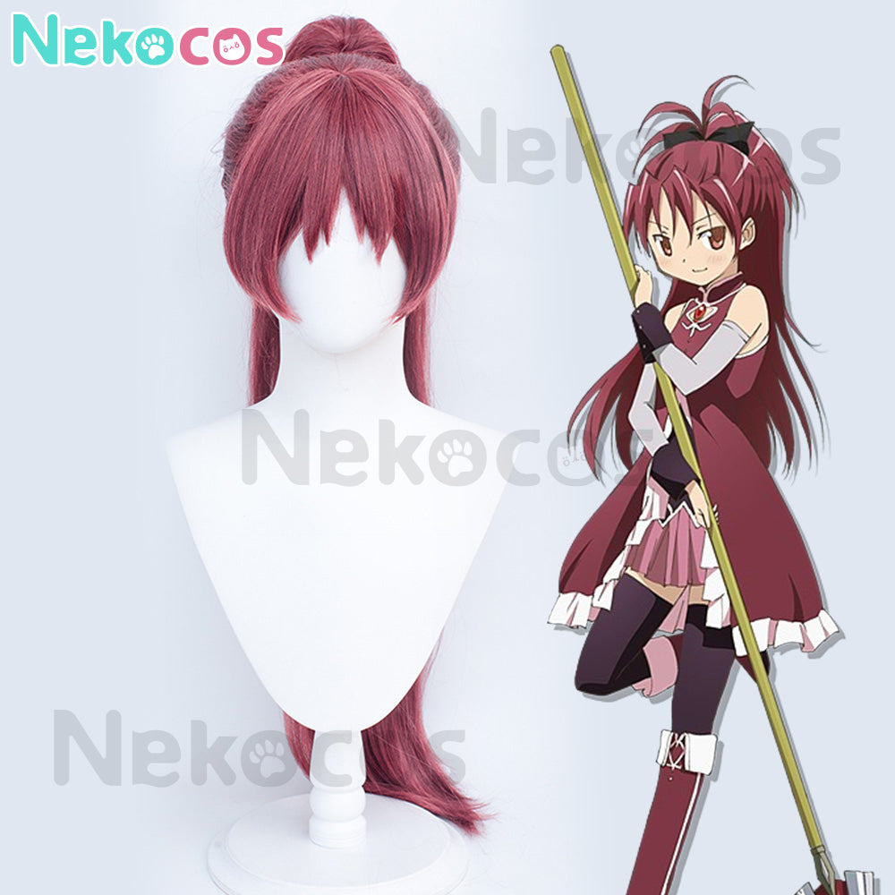 【Nekocos】Anime Puella Magi Madoka Magica Cosplay Sakura Kyouko Cosplay Wig | In Stock