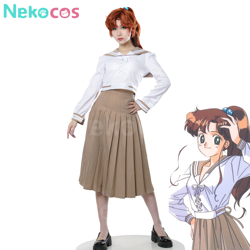 【Nekocos】Anime Sailor Moon Crystal Cosplay Sailor Jupiter Makoto Kino Uniform Cosplay Costume Premium Edition | In Stock