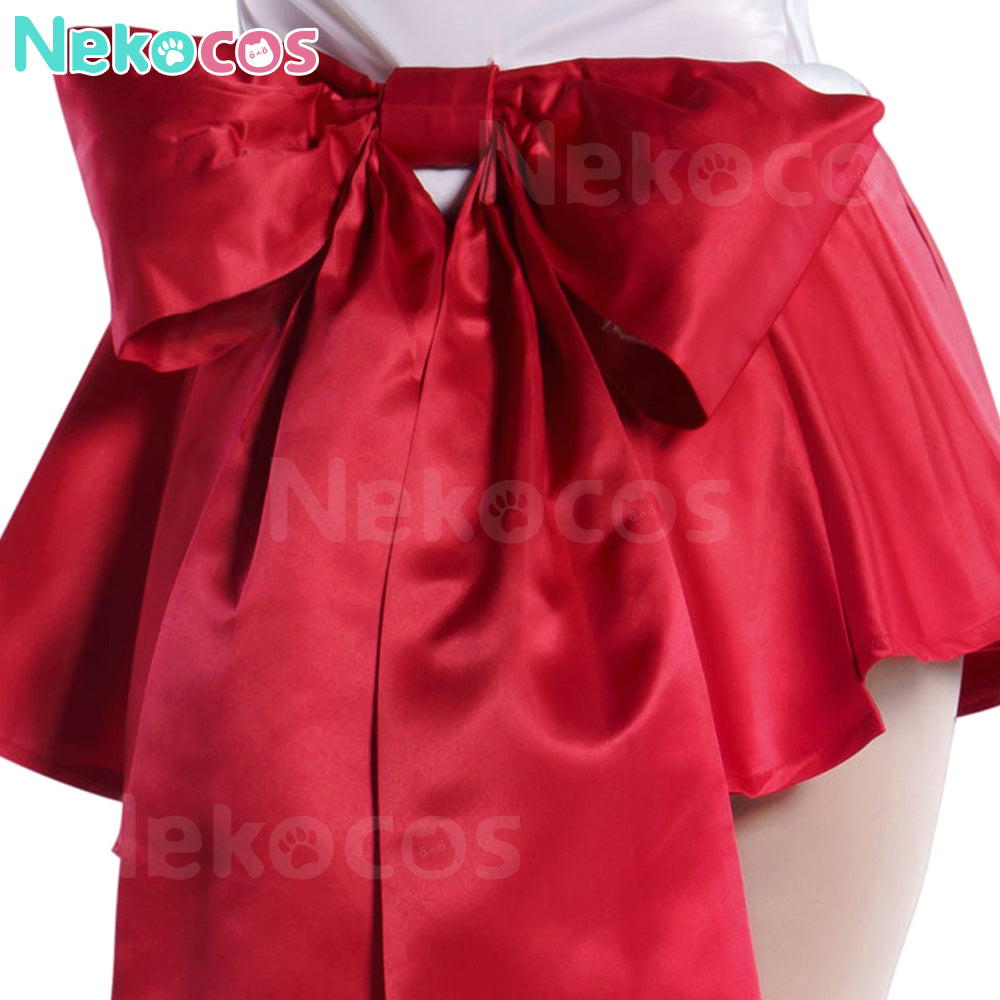 【Nekocos】Anime Sailor Moon SuperS Cosplay Sailor Mars Rei Hino Battle Suit Cosplay Costume Premium Edition | In Stock