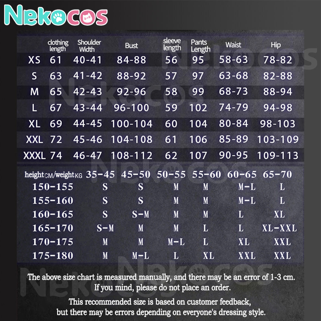 【Nekocos】Anime Blue Lock Cosplay Blue Lock Military Uniform Cosplay Costume | In Stock