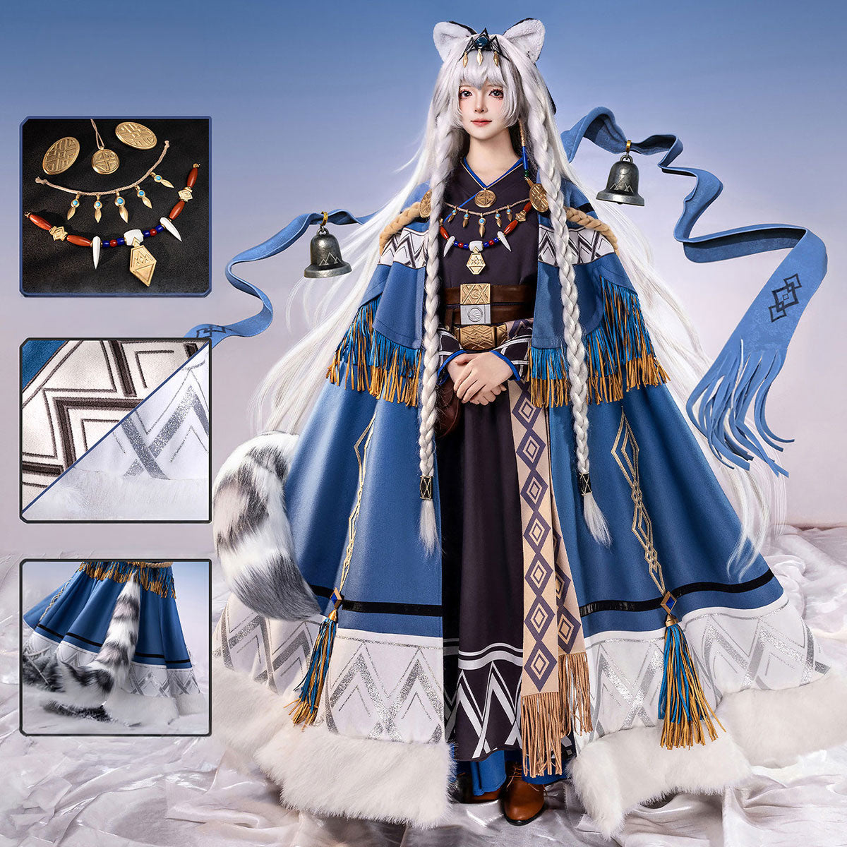 【Nekocos】Game Arknights: Endfield Cosplay Pramanix the Prerita Cosplay Costume Premium Edition | In Stock