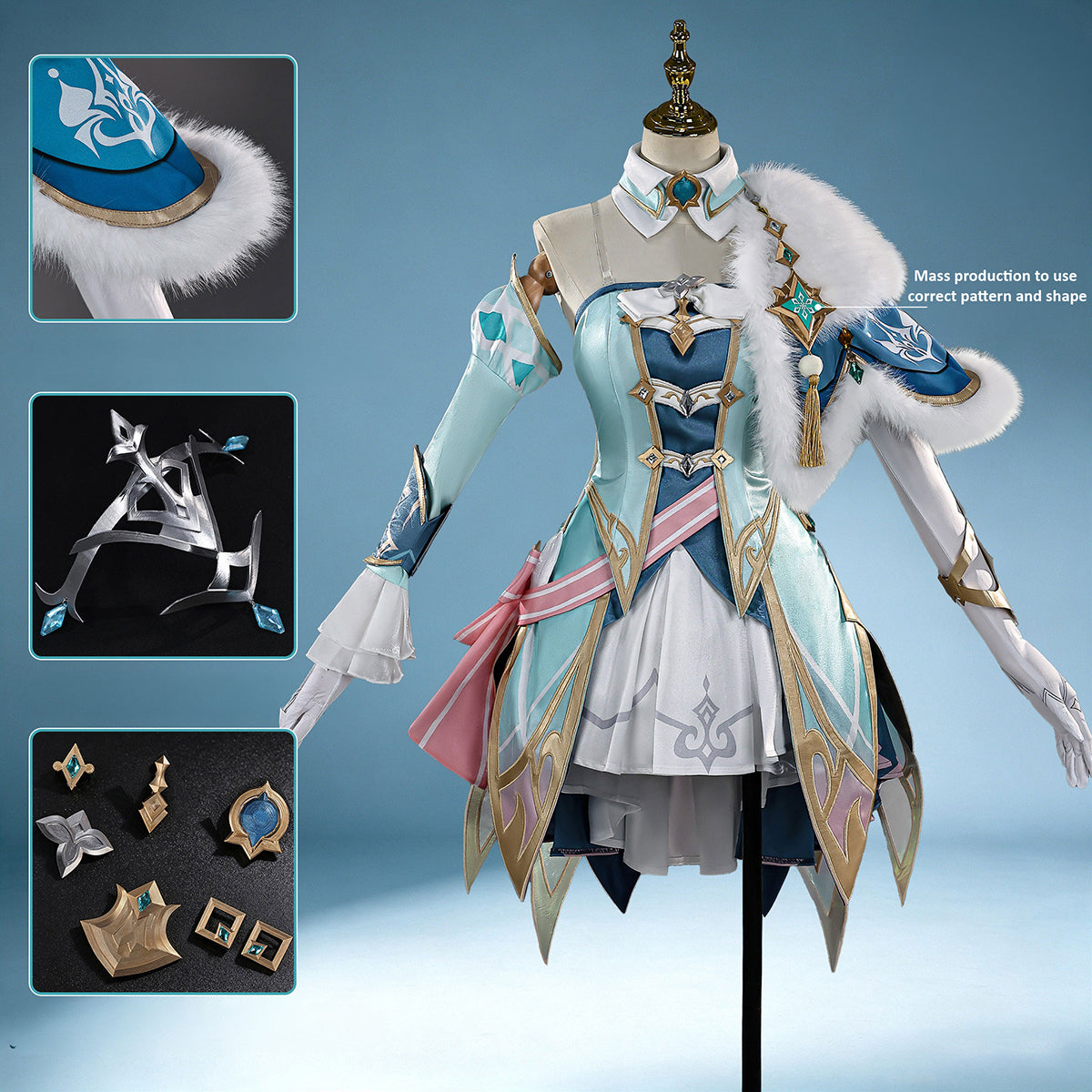【Nekocos】Game Genshin Impact Cosplay Vesna Cosplay Costume Premium Edition