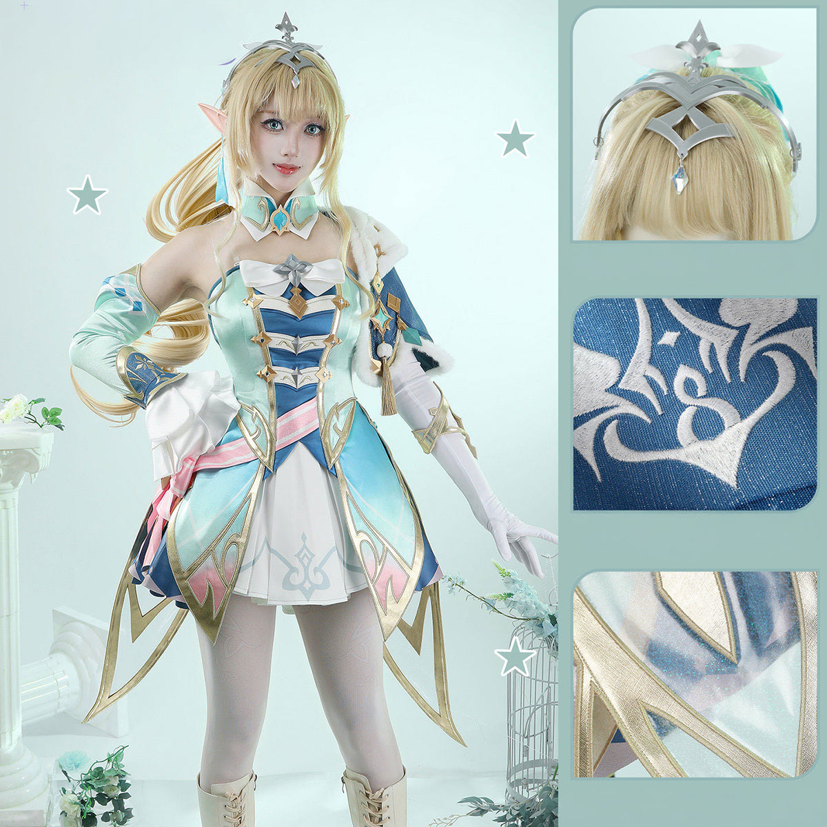 Genshin Impact Vesna Cosplay Costume - Premium Custom EditionCostume,Game,Genshin Impact