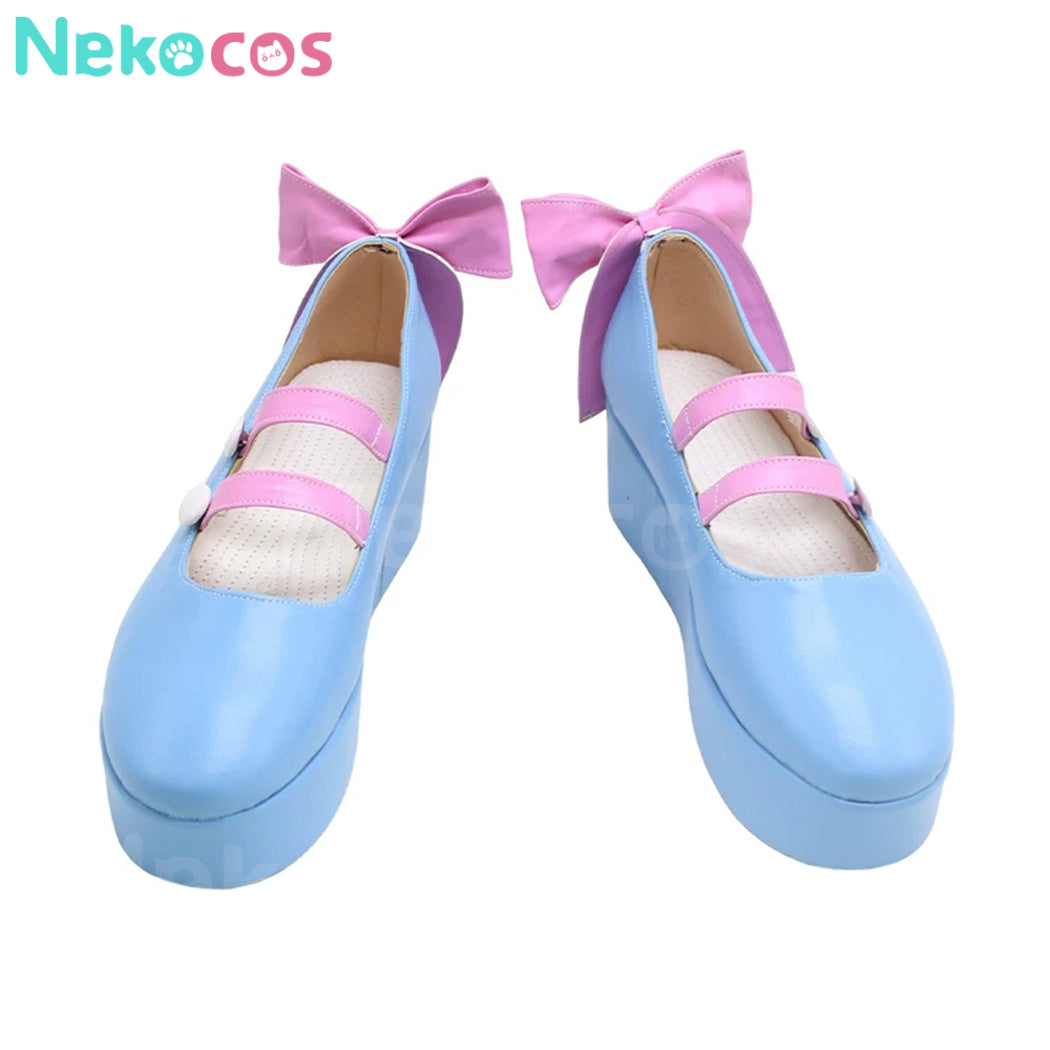 Hatsune Miku Snow Miku Cosplay Shoes - Custom HandmadeHatsune Miku,Shoes,Vocaloid