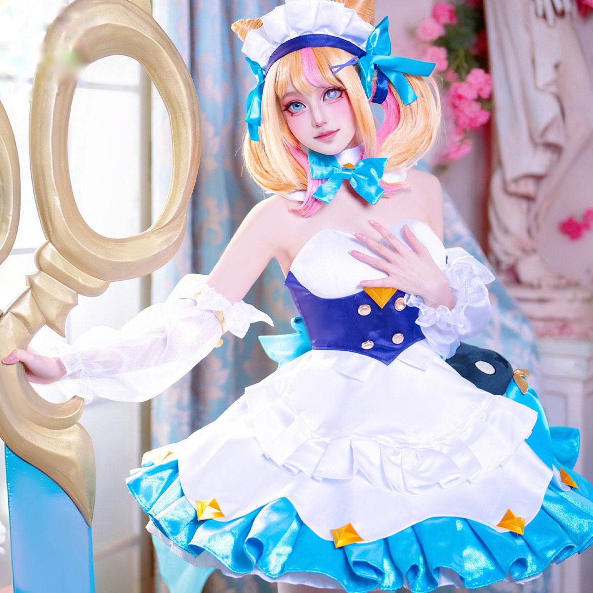 Gwen Cosplay Costume Custom-Tailored - Nekocos Prestige Cafe CutiesCostume,Game,League of Legends