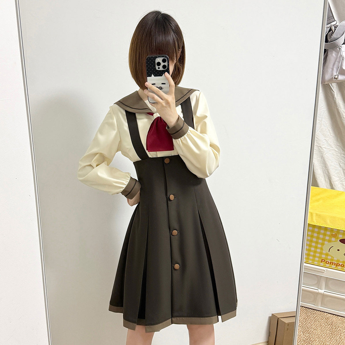Nadeko Sengoku School Uniform Cosplay Costume Available NowAnime,Costume,Monogatari Series