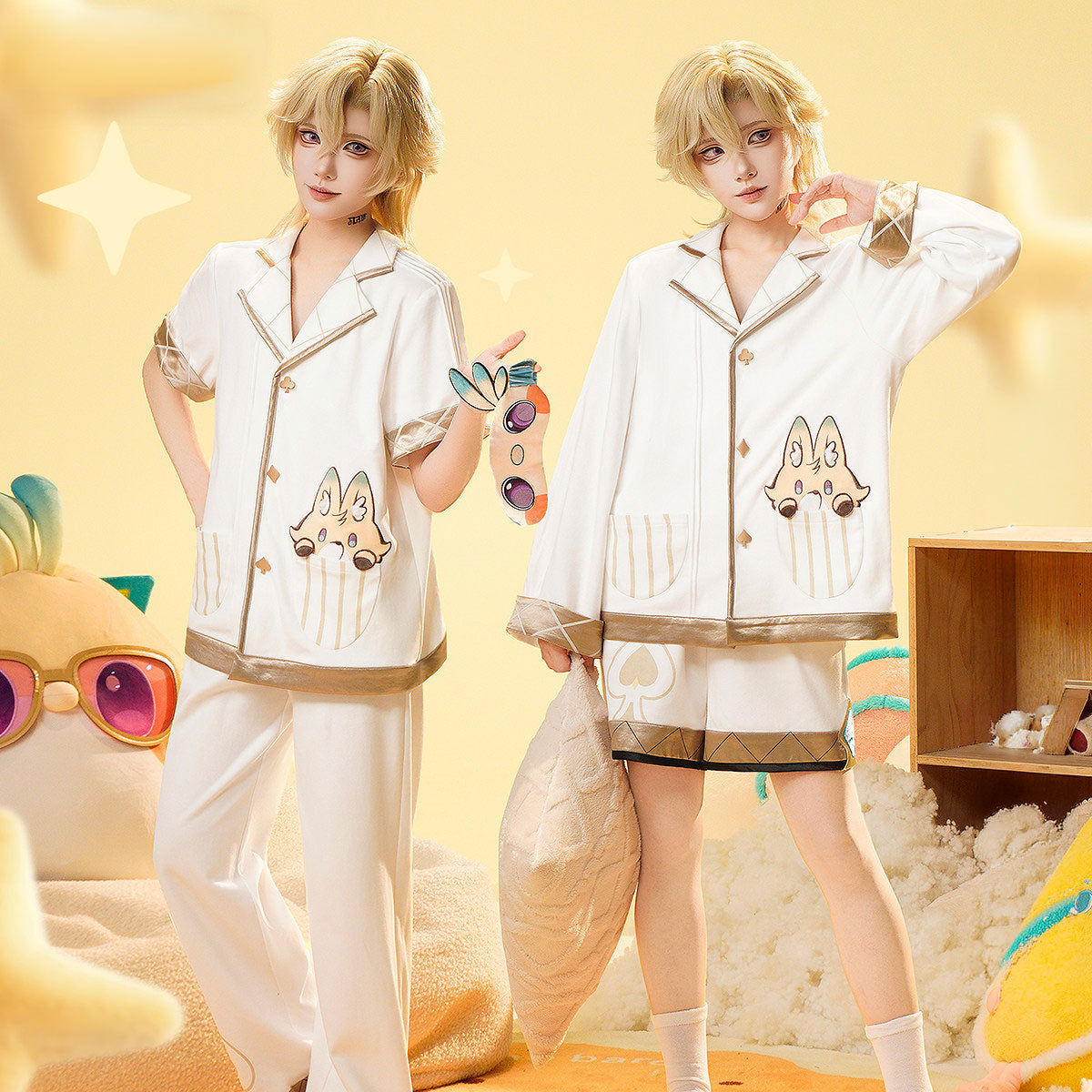 Honkai Star Rail Aventurine Cosplay Pajamas - In StockCostume,Game,Honkai: Star Rail