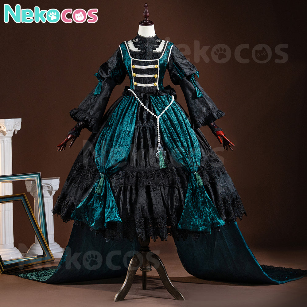 【Nekocos】Anime Black Butler Cosplay Emerald Witch Sieglinde Sullivanl Cosplay Costume | In Stock