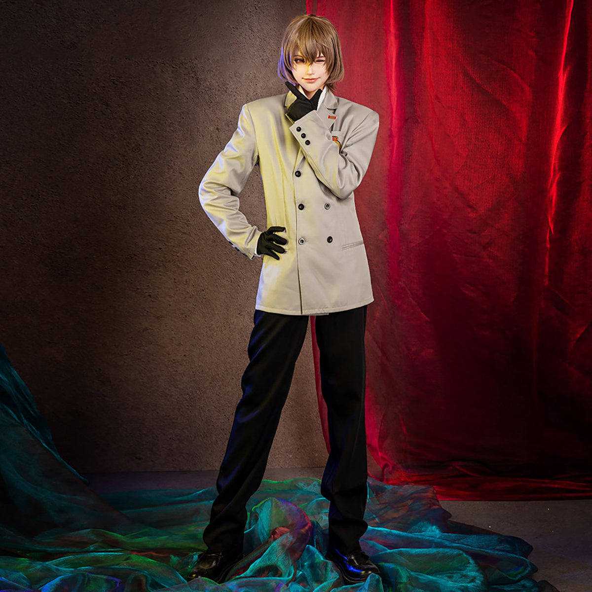 Goro Akechi Cosplay Costume - Premium Custom TailoringCostume,Game,Persona