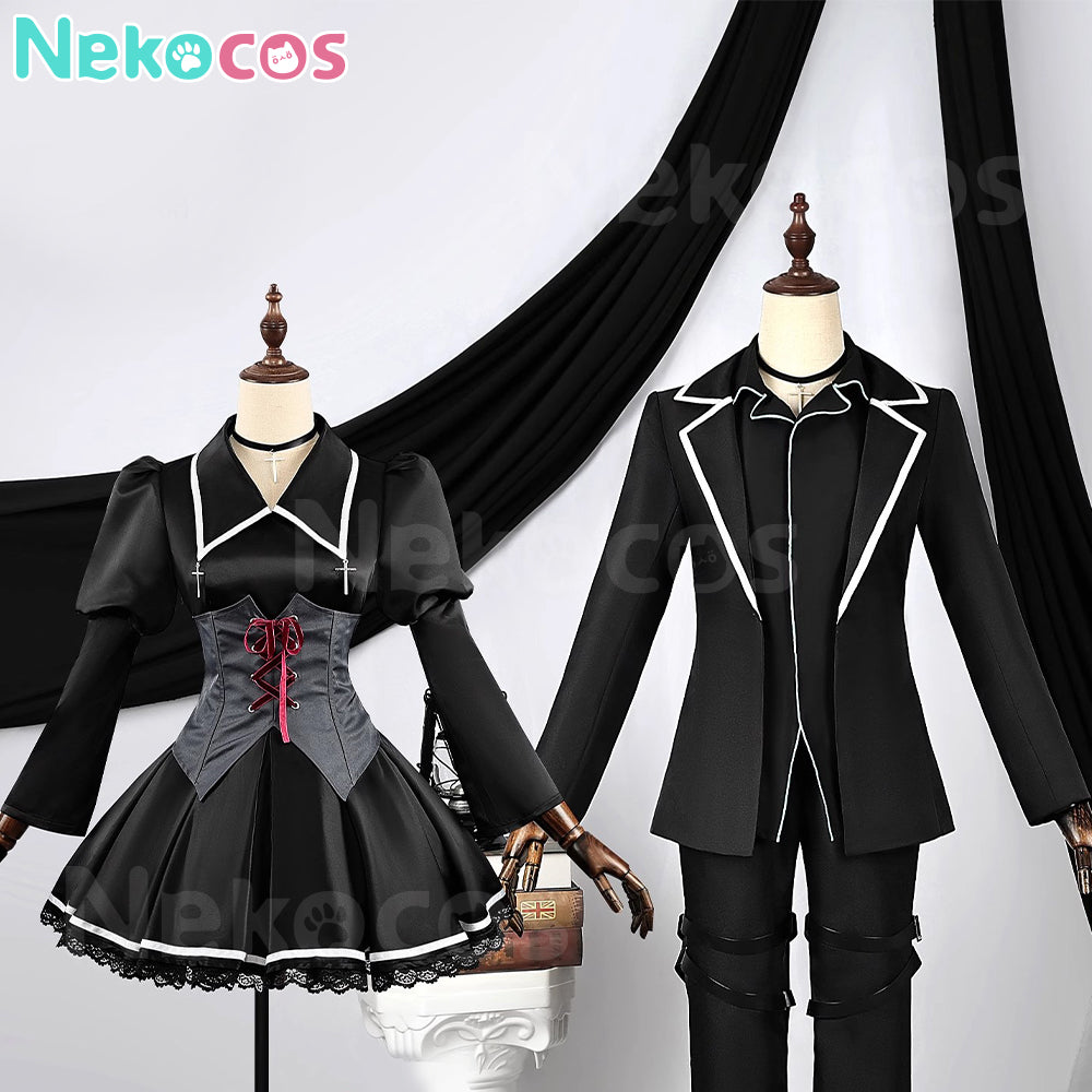 【Nekocos】Anime Shugo Chara! Cosplay Tsukiyomi Utau&Tsukiyomi Ikuto Cosplay Costume | In Stock