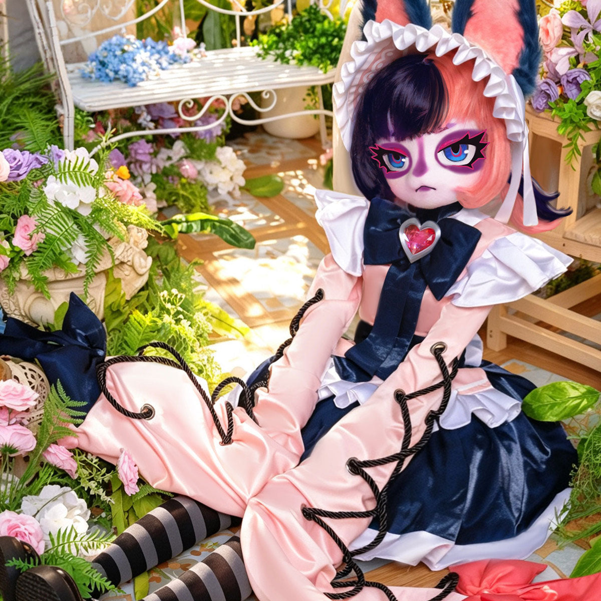 Nekocos Chibi Cafe Cosplay Costume - Custom-Tailored FunCostume,Game,League of Legends