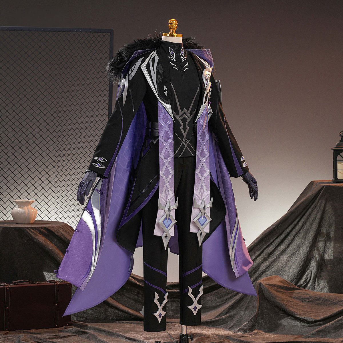 Genshin Impact Pantalone Cosplay Costume - Premium EditionCostume,Game,Genshin Impact