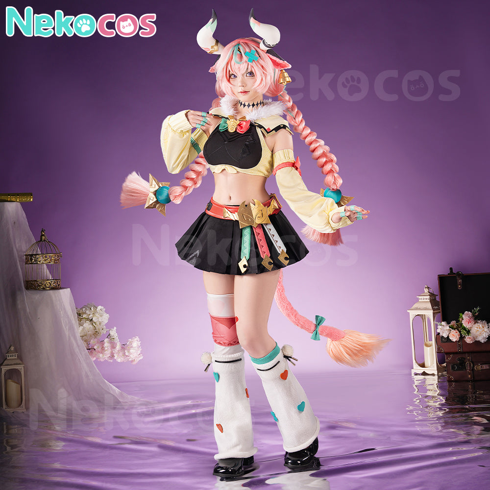 【Nekocos】Game Genshin Impact Cosplay Varesa Cosplay Costume Premium Edition | In Stock